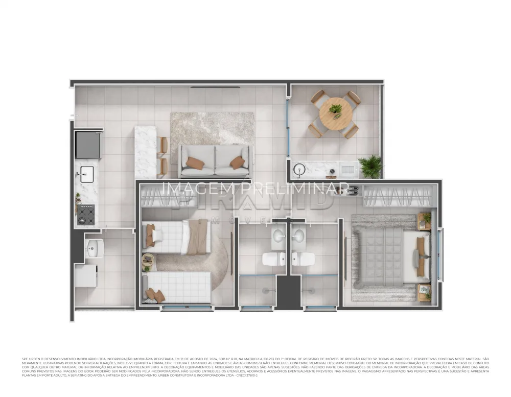 Comprar Apartamento / Lan&ccedil;amento em Ribeir&atilde;o Preto R$ 403.736,00 - Foto 1