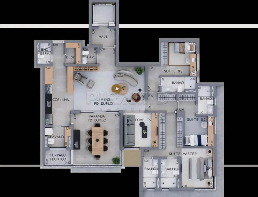 Comprar Apartamento / Lan&ccedil;amento em Ribeir&atilde;o Preto R$ 1.611.990,00 - Foto 9