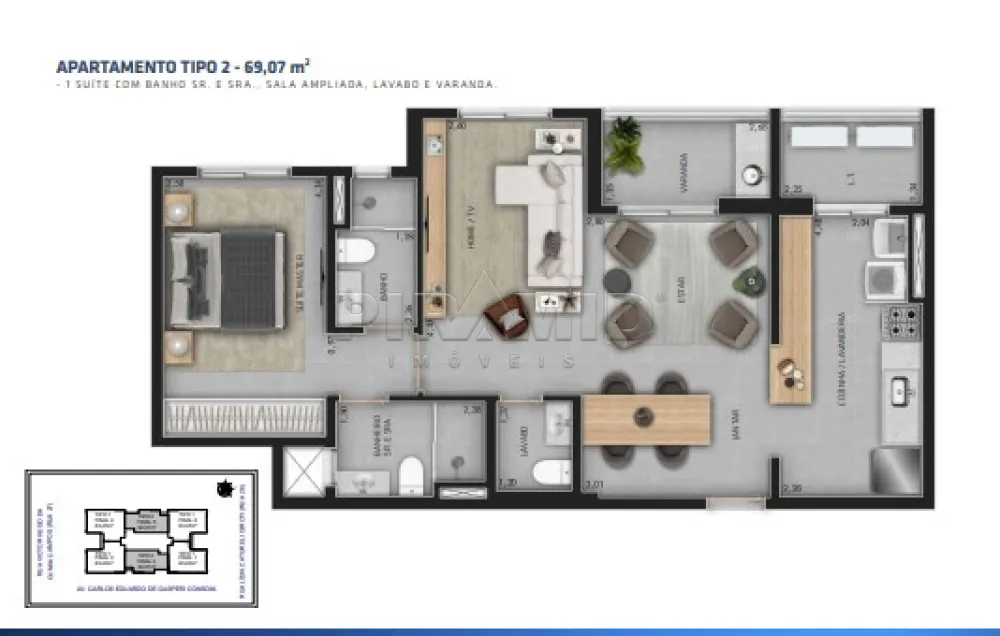 Comprar Apartamento / Padr&atilde;o em Ribeir&atilde;o Preto R$ 498.623,48 - Foto 3