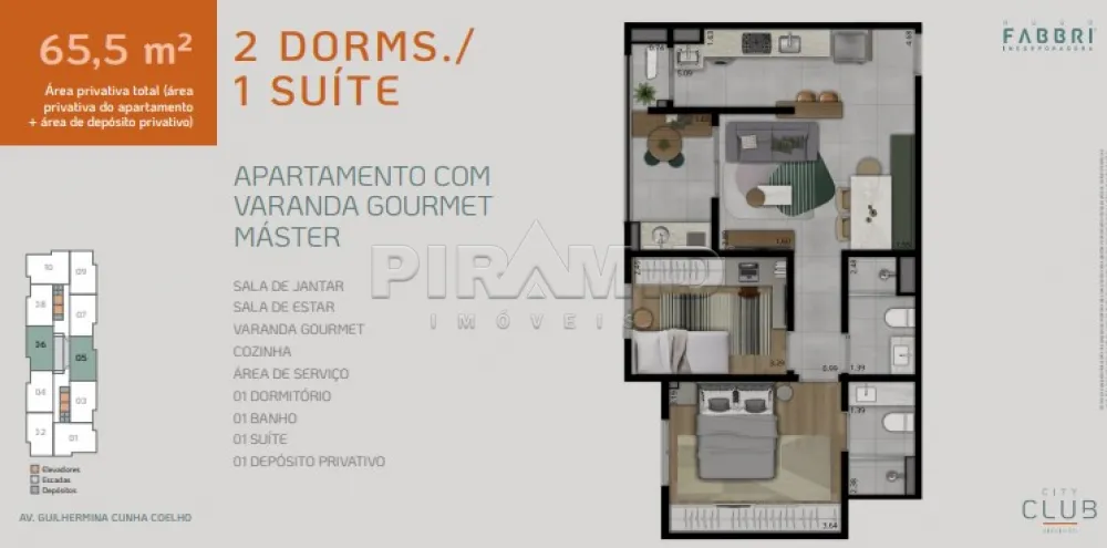 Comprar Apartamento / Lan&ccedil;amento em Ribeir&atilde;o Preto R$ 513.679,46 - Foto 6