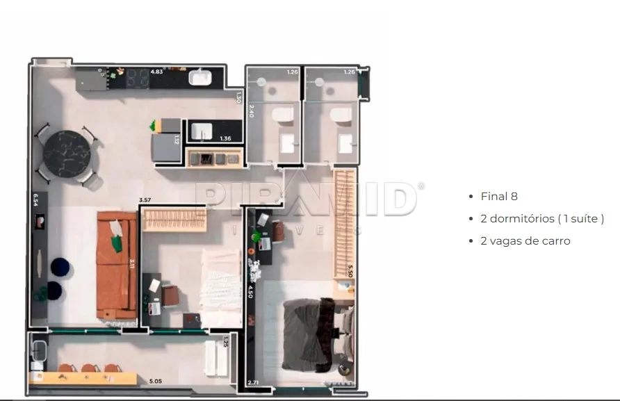 Comprar Apartamento / Padr&atilde;o em Ribeir&atilde;o Preto R$ 640.883,39 - Foto 8