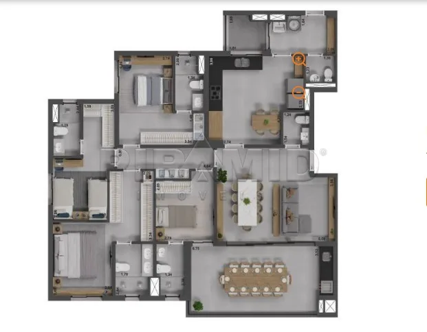 Comprar Apartamento / Padr&atilde;o em Ribeir&atilde;o Preto R$ 1.800.000,00 - Foto 4