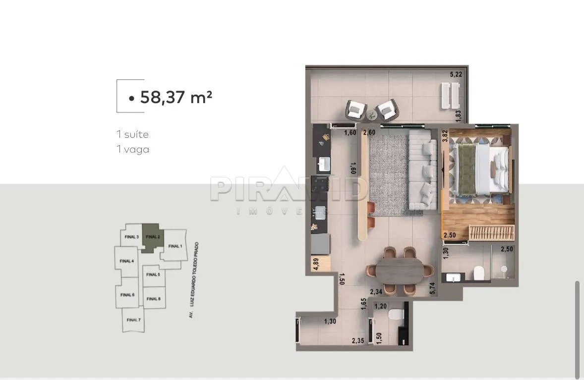 Comprar Apartamento / Padr&atilde;o em Ribeir&atilde;o Preto R$ 646.096,22 - Foto 3