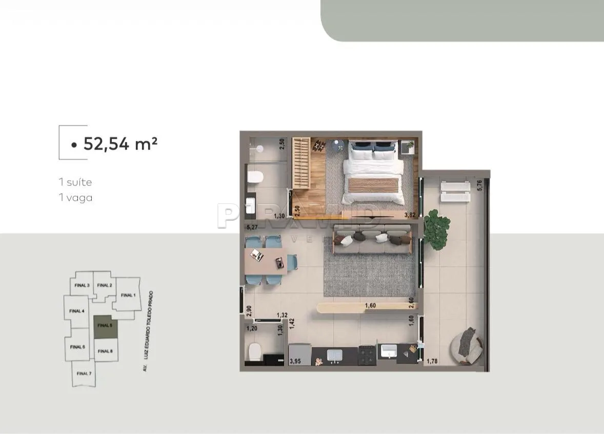 Comprar Apartamento / Padr&atilde;o em Ribeir&atilde;o Preto R$ 646.096,22 - Foto 4
