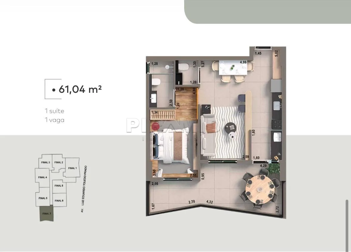 Comprar Apartamento / Padr&atilde;o em Ribeir&atilde;o Preto R$ 646.096,22 - Foto 5