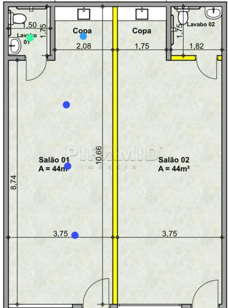 Alugar Comercial / Sal&atilde;o em Ribeir&atilde;o Preto R$ 2.800,00 - Foto 4