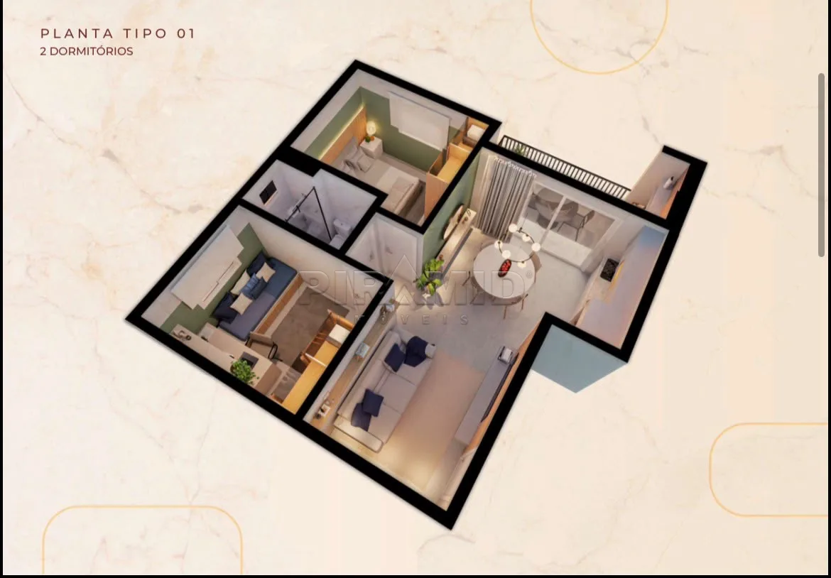 Comprar Apartamento / Padr&atilde;o em Ribeir&atilde;o Preto R$ 449.888,74 - Foto 5