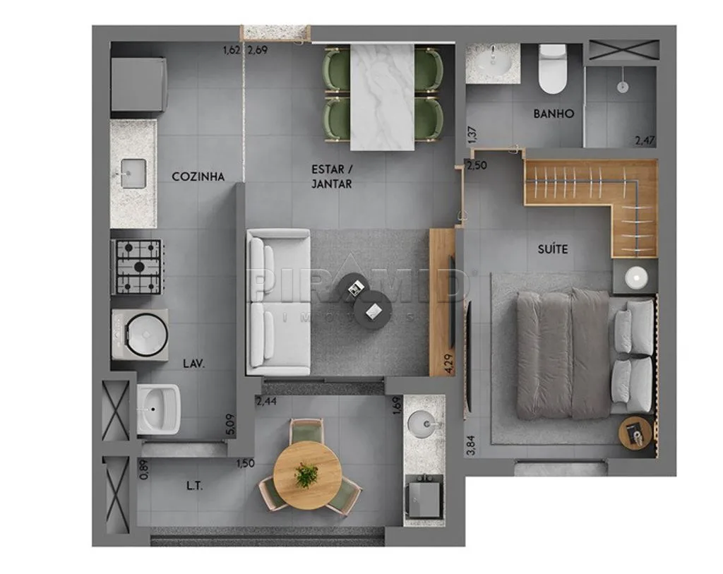 Comprar Apartamento / Lan&ccedil;amento em Ribeir&atilde;o Preto R$ 547.000,00 - Foto 4