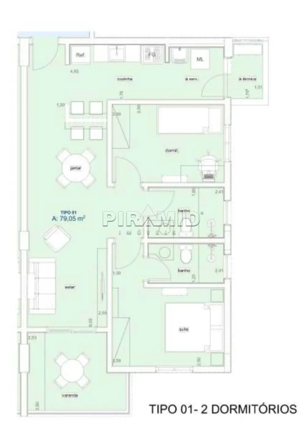 Comprar Apartamento / Padr&atilde;o em Ribeir&atilde;o Preto R$ 402.900,00 - Foto 2