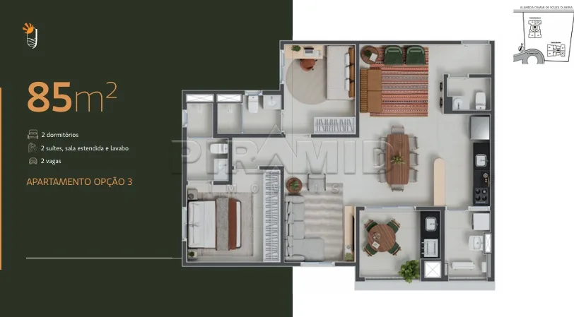 Comprar Apartamento / Lan&ccedil;amento em Ribeir&atilde;o Preto - Foto 4
