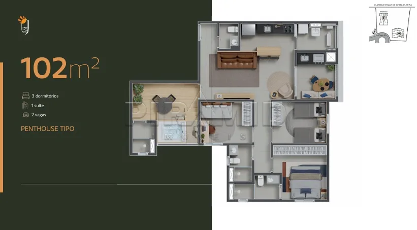 Comprar Apartamento / Lan&ccedil;amento em Ribeir&atilde;o Preto - Foto 3