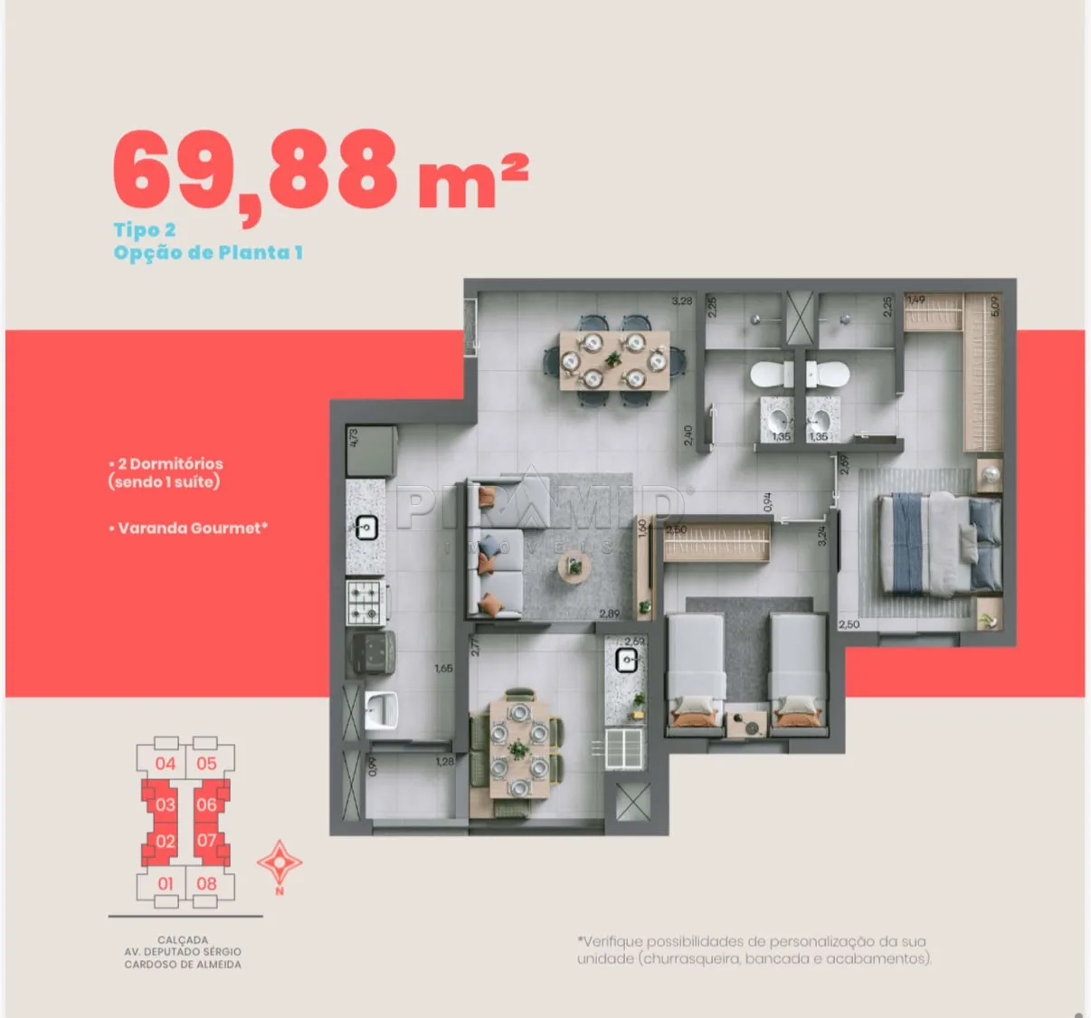Comprar Apartamento / Lan&ccedil;amento em Ribeir&atilde;o Preto R$ 749.406,87 - Foto 2