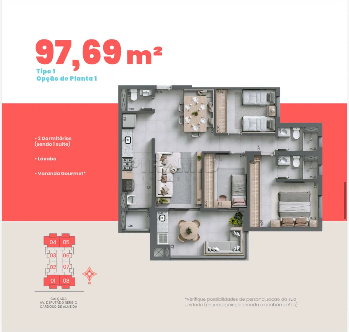 Comprar Apartamento / Lan&ccedil;amento em Ribeir&atilde;o Preto R$ 1.033.096,14 - Foto 4