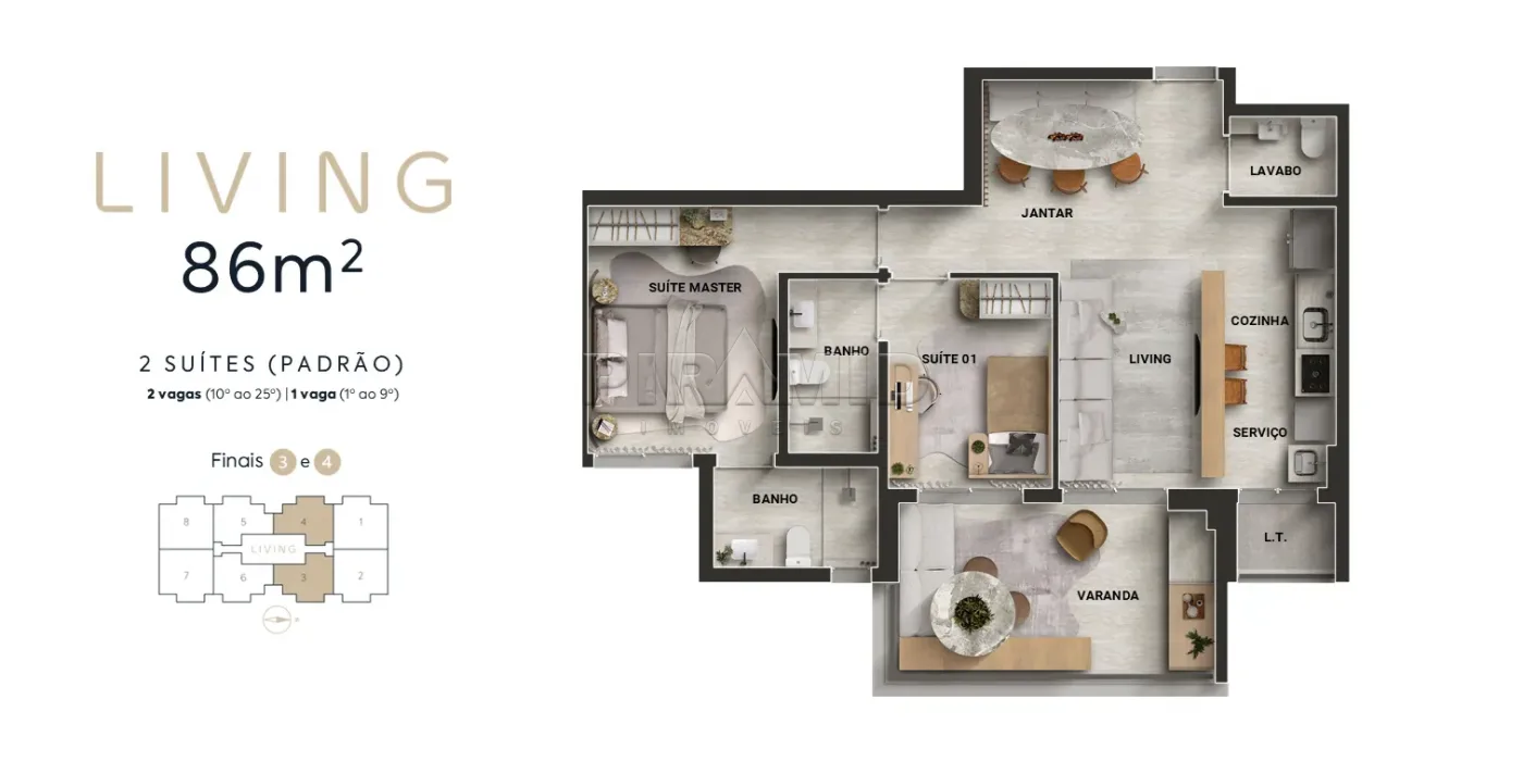 Comprar Apartamento / Lan&ccedil;amento em Ribeir&atilde;o Preto R$ 1.109.237,00 - Foto 4