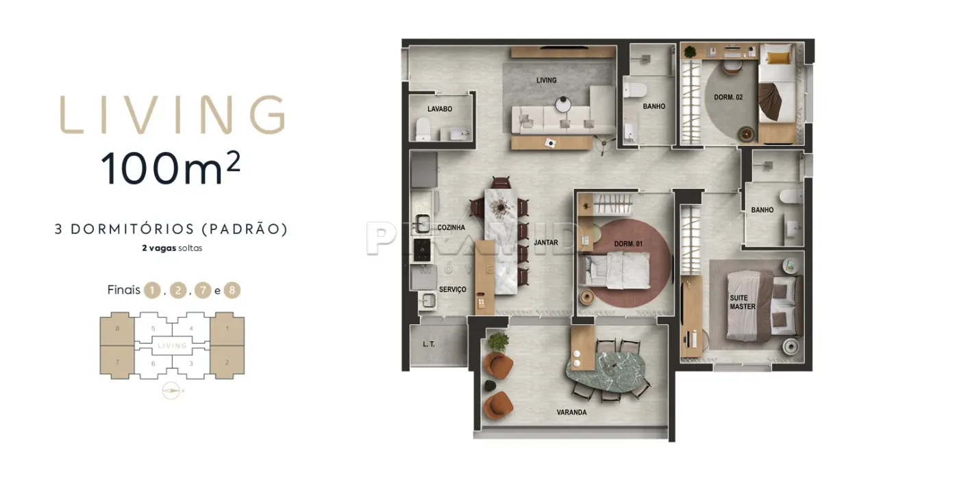 Comprar Apartamento / Lan&ccedil;amento em Ribeir&atilde;o Preto R$ 1.269.612,00 - Foto 5