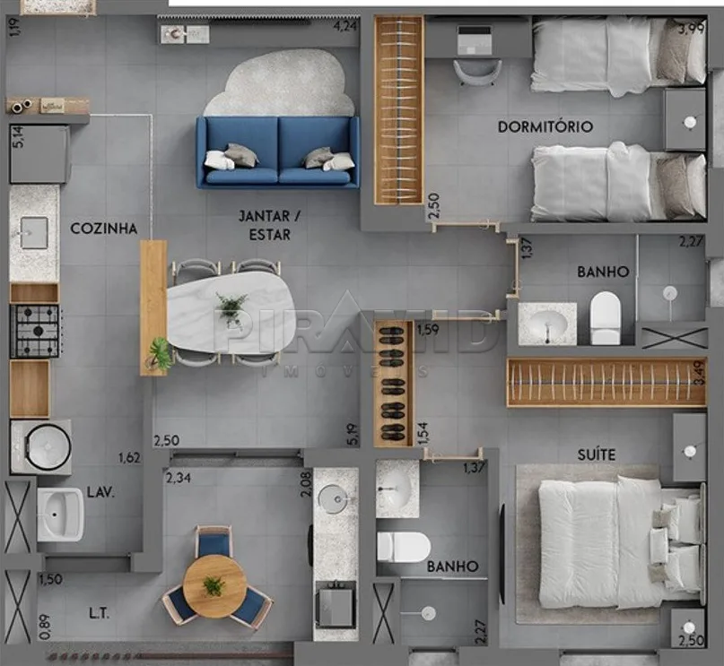 Comprar Apartamento / Padr&atilde;o em Ribeir&atilde;o Preto R$ 824.000,00 - Foto 4