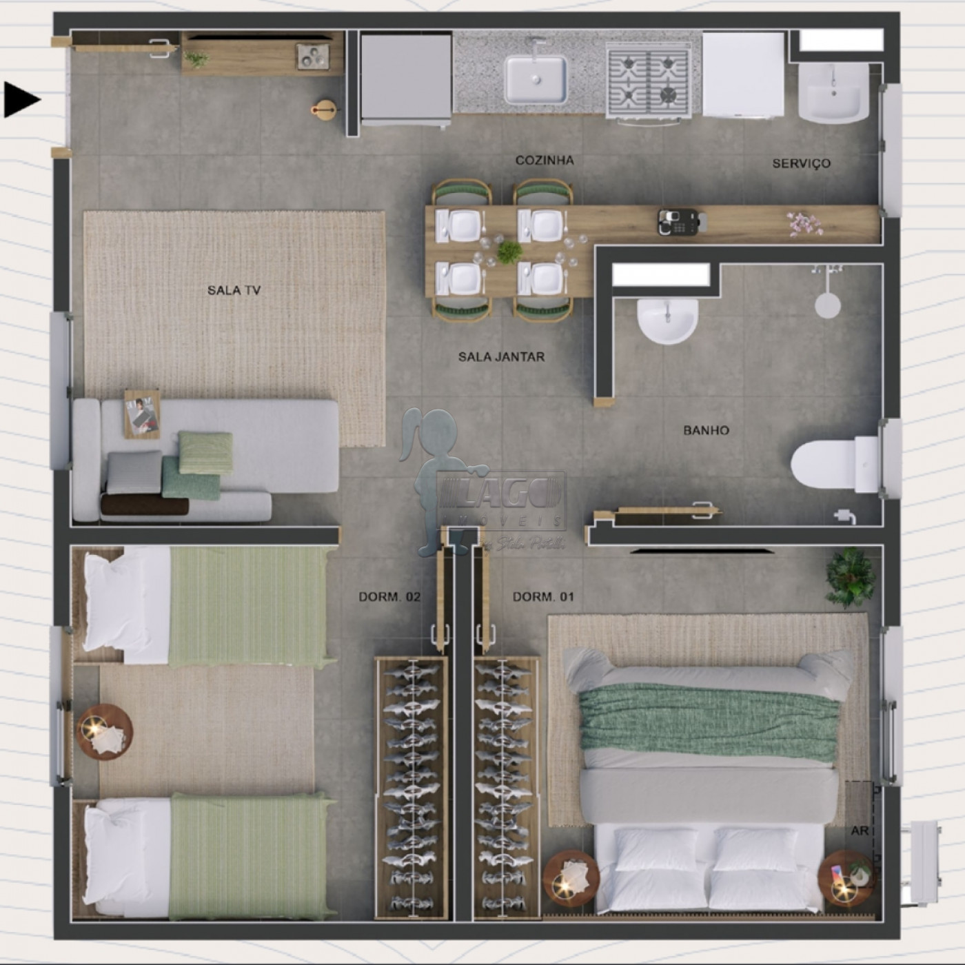 Comprar Apartamento / Padr&atilde;o em Ribeir&atilde;o Preto R$ 203.000,00 - Foto 17