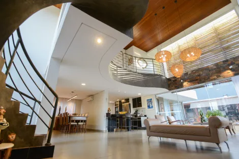 Casa sobrado de 332m² com 03 suítes à venda em condomínio - Alphaville Ribeirão Preto