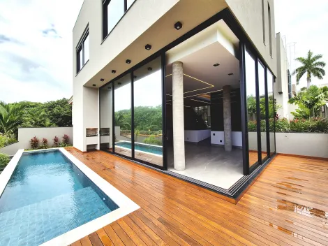 Casa sobrado de 407m² com 05 suítes à venda em condomínio - Alphaville Ribeirão Preto