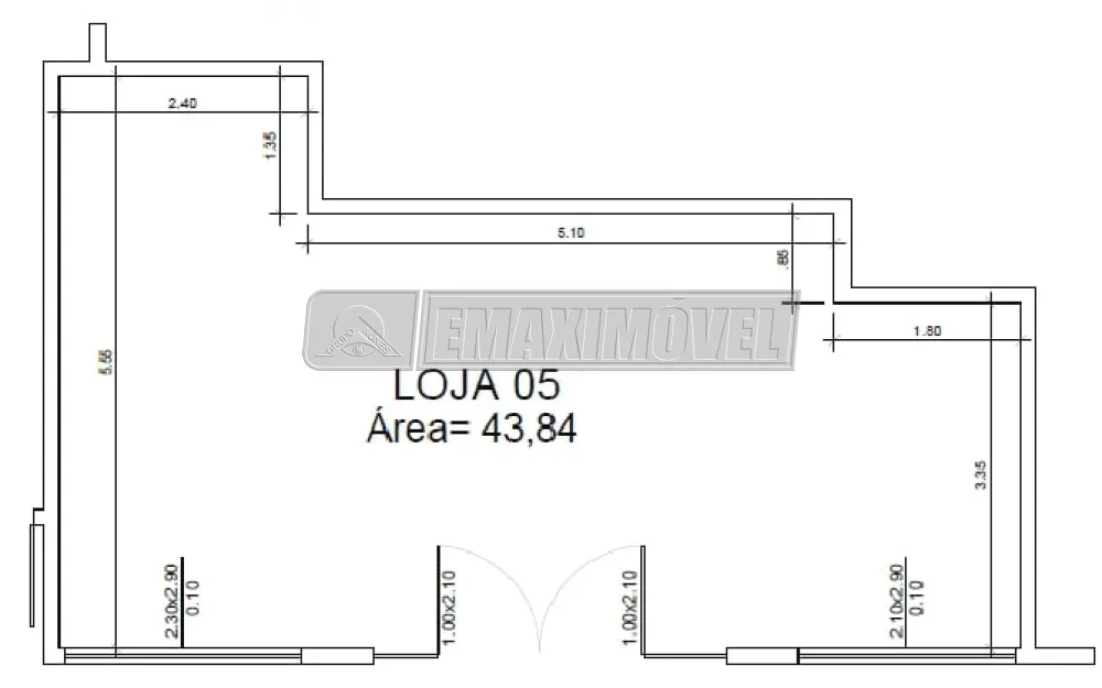 Alugar Sal&atilde;o Comercial / Neg&oacute;cios em Sorocaba R$ 2.500,00 - Foto 2