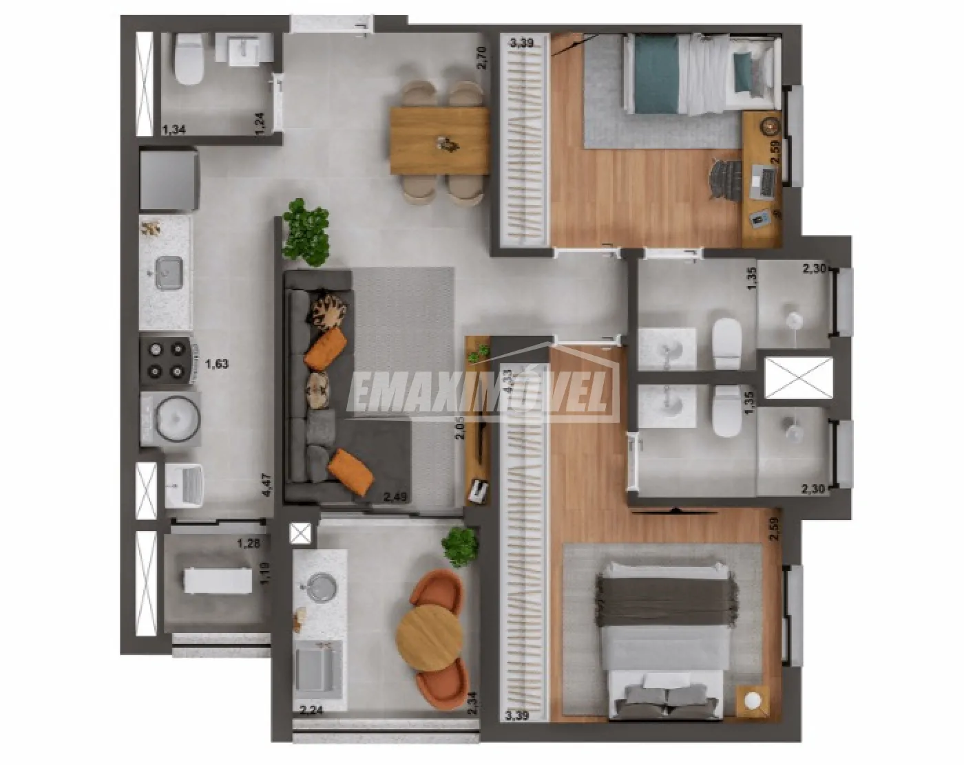 Comprar Apartamento / Padr&atilde;o em Sorocaba R$ 676.000,00 - Foto 4