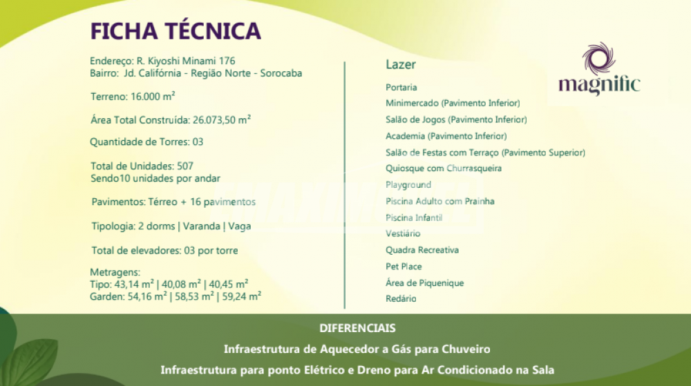 &Aacute;rea Comum - Magnific - Lan&ccedil;amento