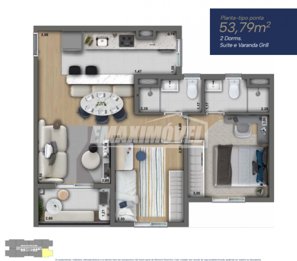 Comprar Apartamento / Padr&atilde;o em Sorocaba R$ 453.000,00 - Foto 22