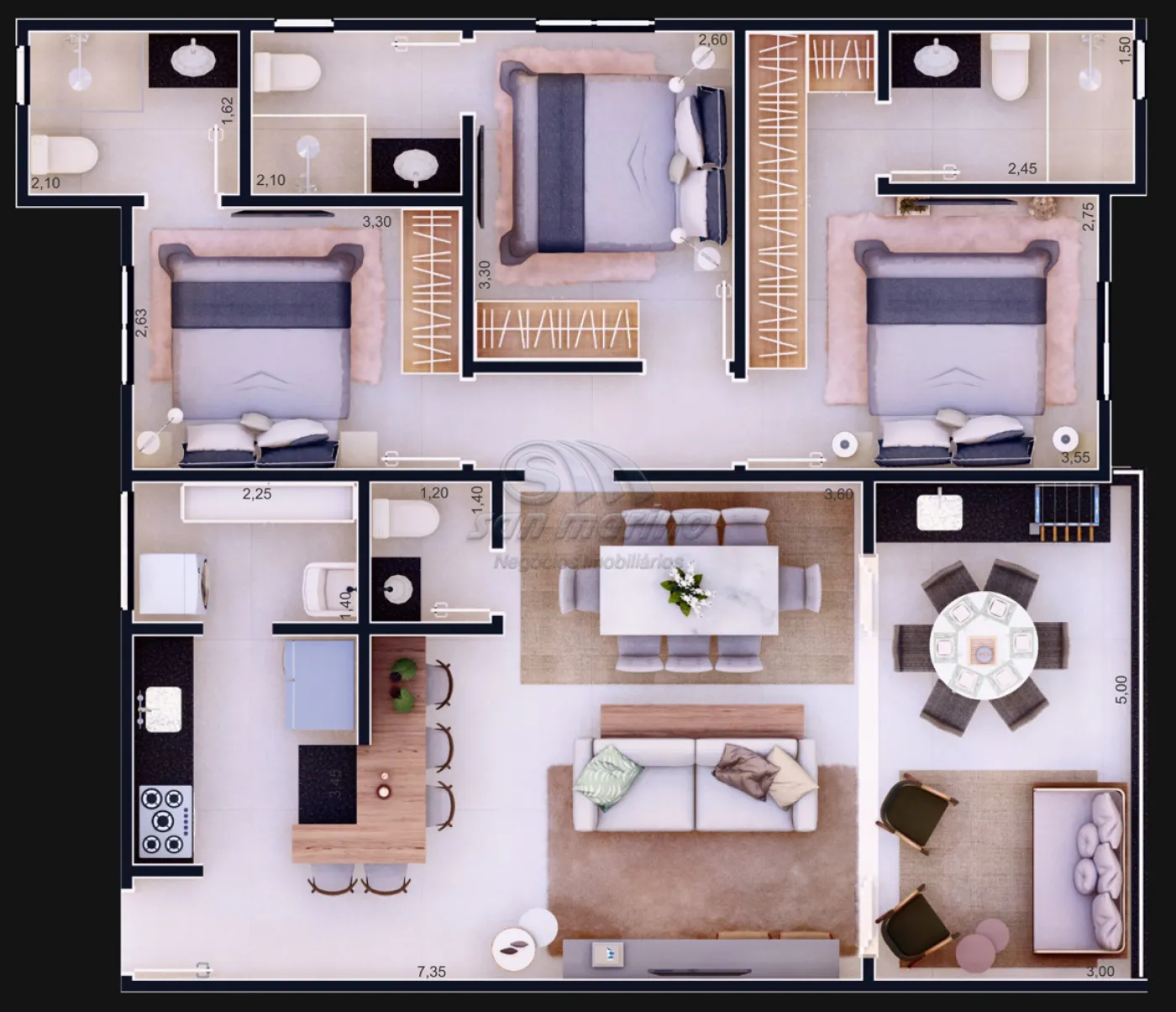 Apartamentos / Padr&atilde;o em Jaboticabal - foto 1