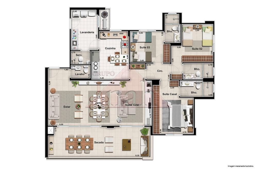 Alugar Apartamentos / Apartamento em Ribeir&atilde;o Preto R$ 7.000,00 - Foto 29