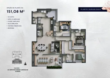 Ribeirao Preto Jardim Olhos D`Agua II Apartamento Venda R$1.300.000,00 Condominio R$550,00 3 Dormitorios 2 Vagas 