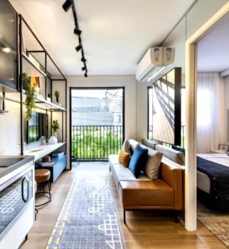 Sao Paulo Pinheiros Apartamento Venda R$470.000,00 Condominio R$450,00 1 Dormitorio  