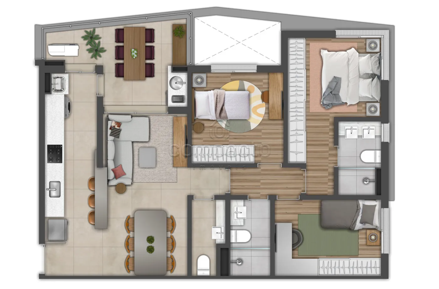 Comprar Apartamento / Padr&atilde;o em S&atilde;o Jos&eacute; do Rio Preto R$ 930.000,00 - Foto 5