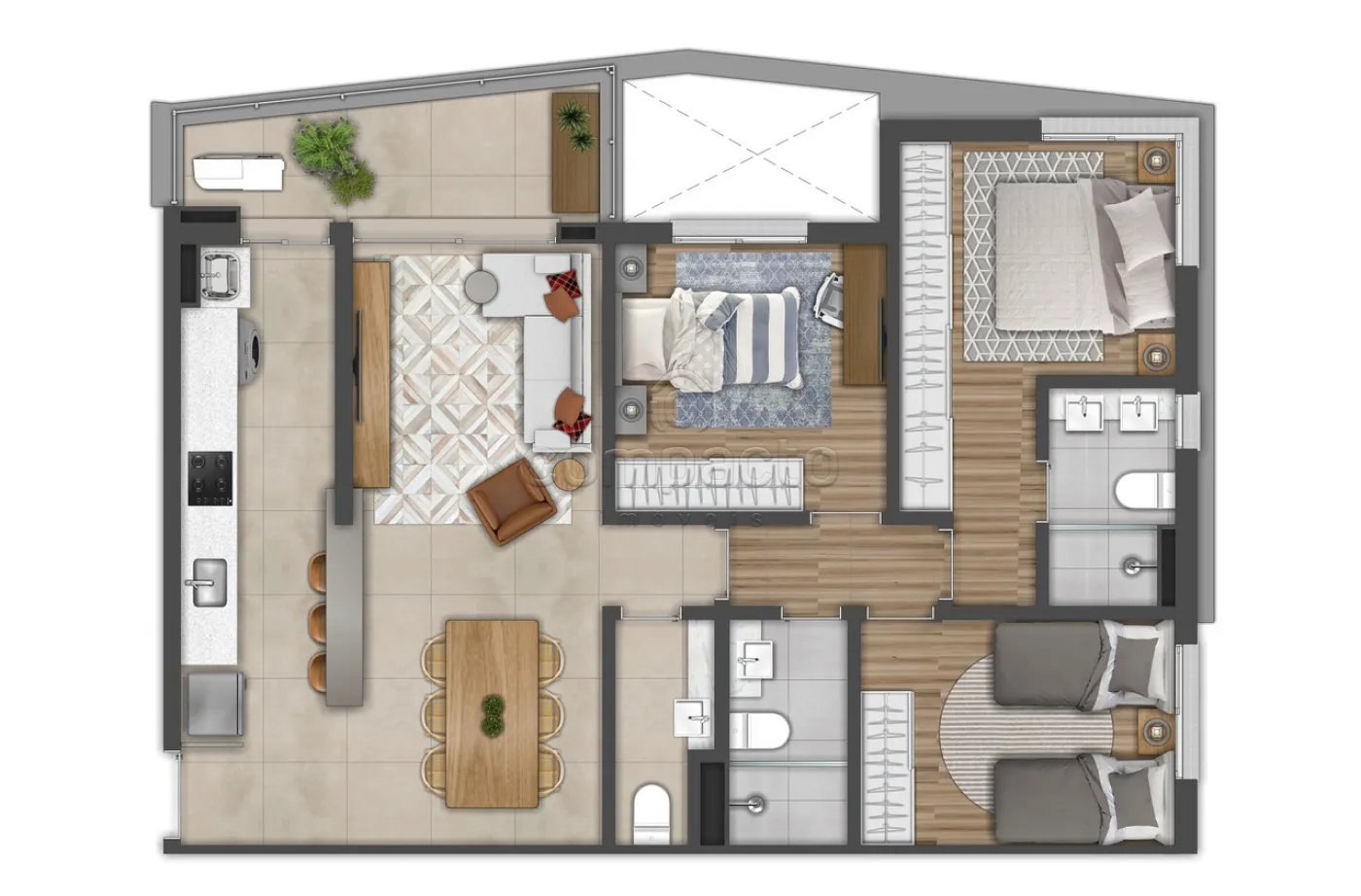 Comprar Apartamento / Padr&atilde;o em S&atilde;o Jos&eacute; do Rio Preto R$ 930.000,00 - Foto 6