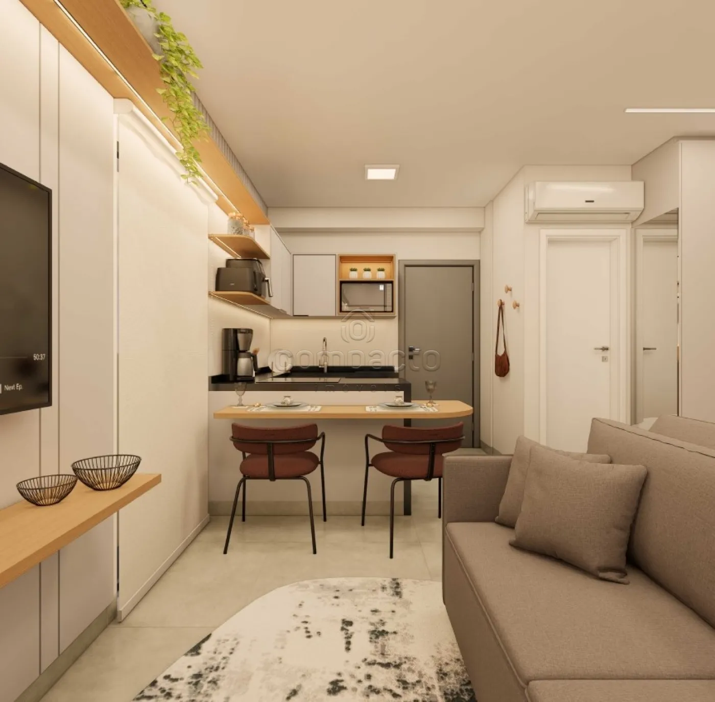 Alugar Apartamento / Studio em S&atilde;o Jos&eacute; do Rio Preto R$ 3.600,00 - Foto 1