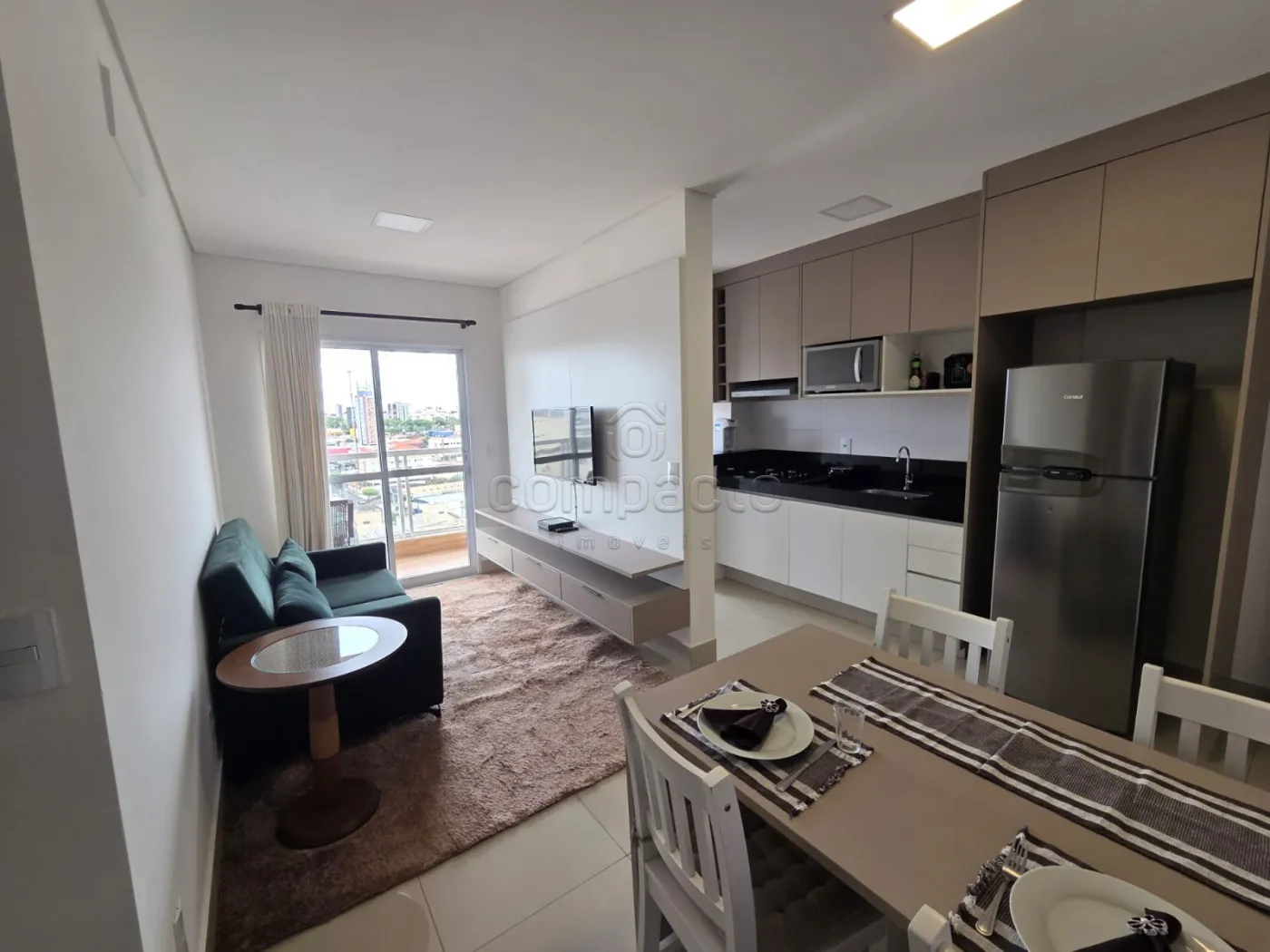 Apartamento Mobiliado | 1 Quarto | Bairro Vila Imperial | Condomínio com Lazer