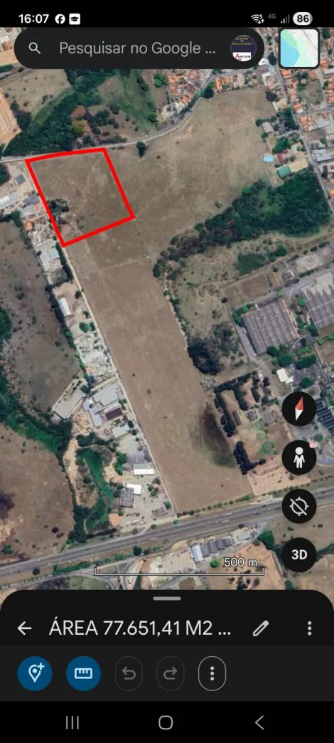 Sao Jose dos Campos Eugenio de Mello terreno e Area Venda R$27.177.850,00  Area do terreno 77651.41m2 