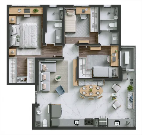 Sao Jose dos Campos Jardim das Colinas Apartamento Venda R$1.450.000,00 3 Dormitorios 2 Vagas 